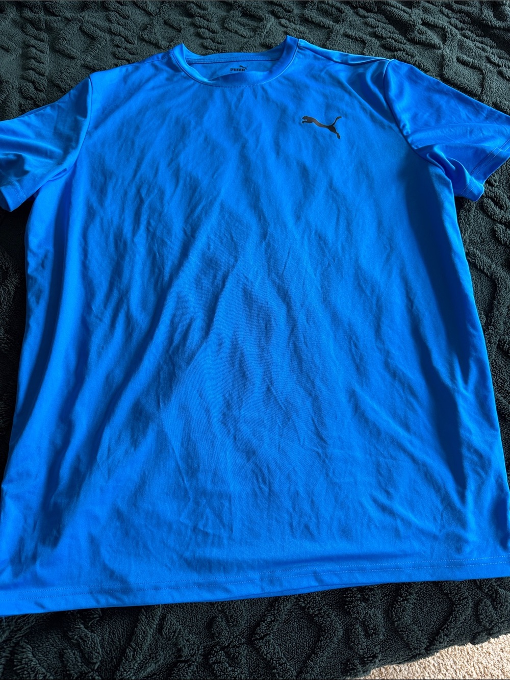 Puma Men’s Bright Blue Athletic Crew Tee